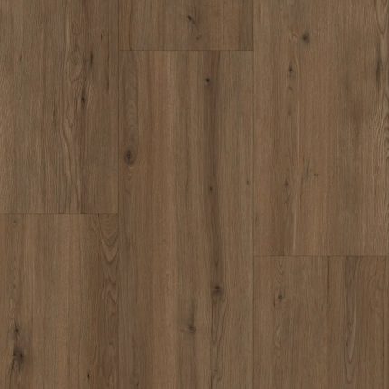 Sedrun tölgy színű Majestic Wide laminált padló modern nappaliban.