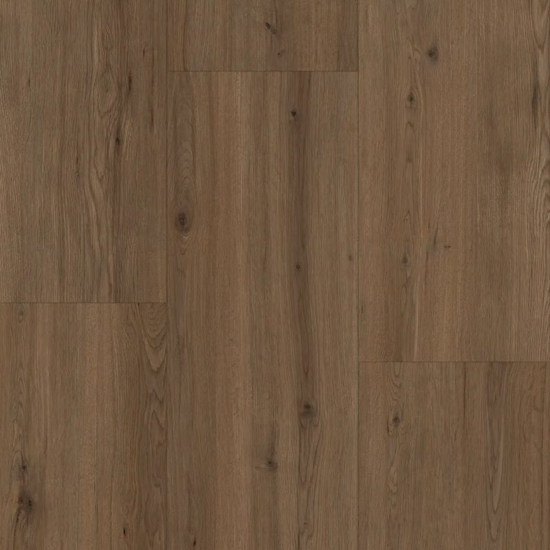 Sedrun tölgy színű Majestic Wide laminált padló modern nappaliban.