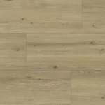 Közelkép a Majestic Wide Tamins Oak laminált padló faerezetéről.